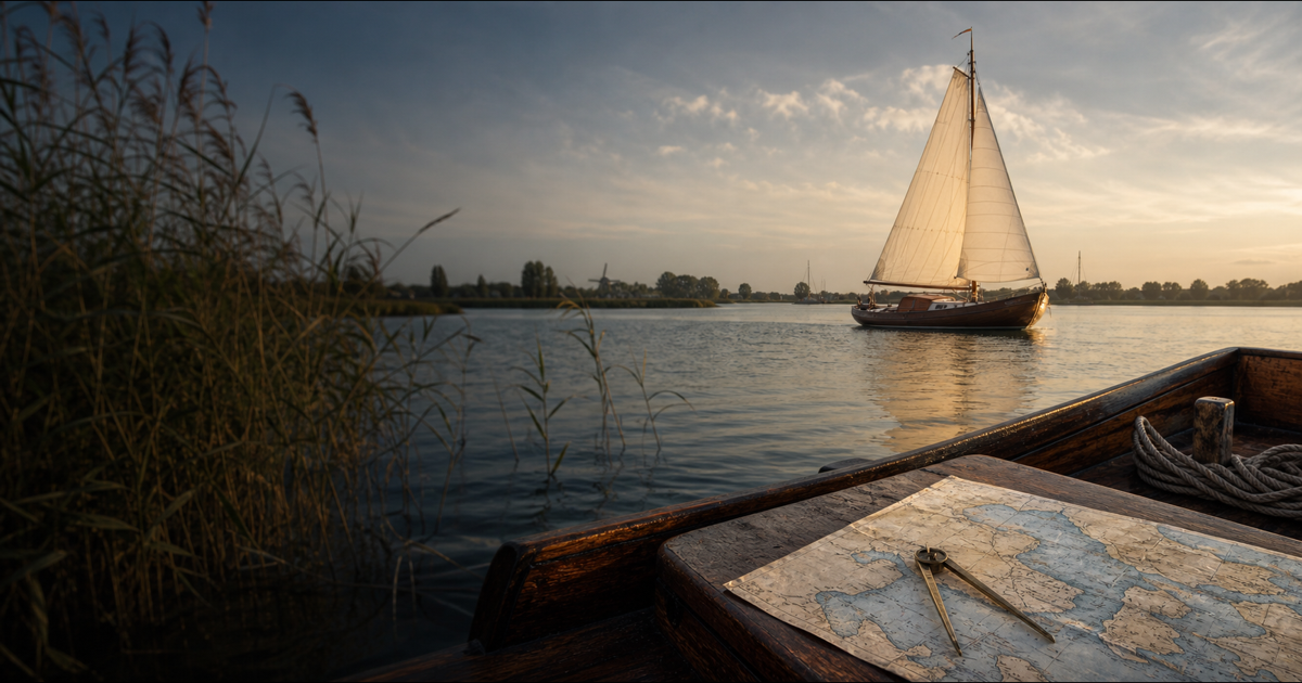 Sailing Routes on the Frisian Lakes: A Skipper's Day, Weekend, and Week — by Fabio Andreatta