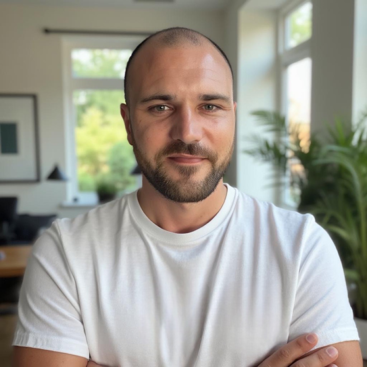 Fabio Andreatta casual professional portrait, entrepreneur and former commercial sailing skipper